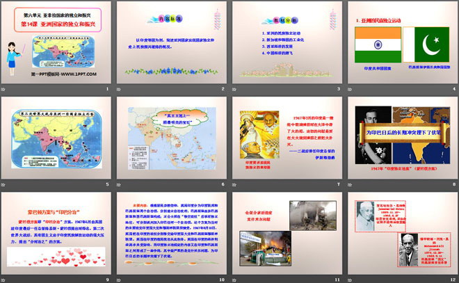 《亚洲国家的独立和振兴》亚非拉国家的独立和振兴PPT课件