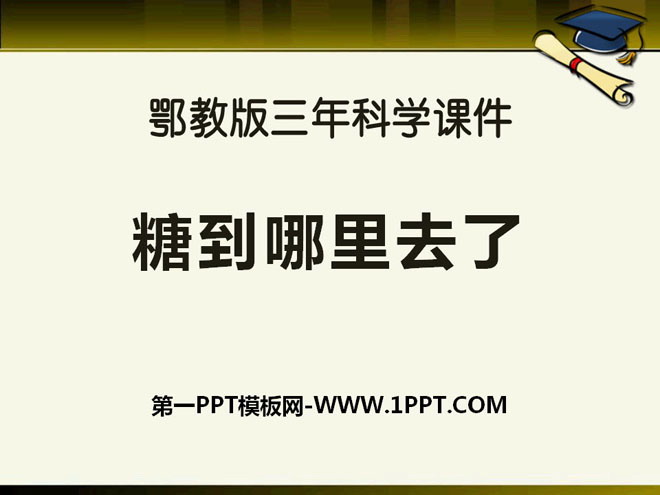 《糖到哪里去了》饮用水PPT课件