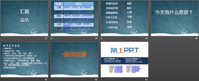 风光无限的地貌PPT