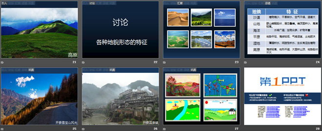 风光无限的地貌PPT课件