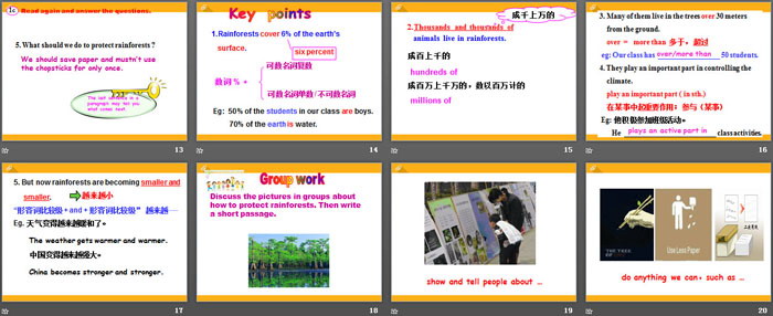 《Which do you like betterplants or animals?》SectionC PPT