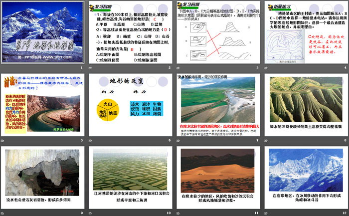 《地形和地形图》PPT课件