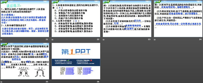 《体温的控制》PPT