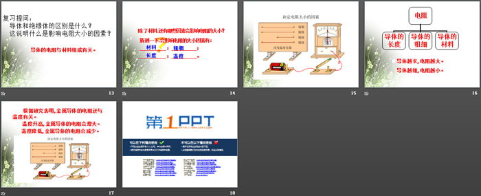 《物质的导电性与电阻》PPT