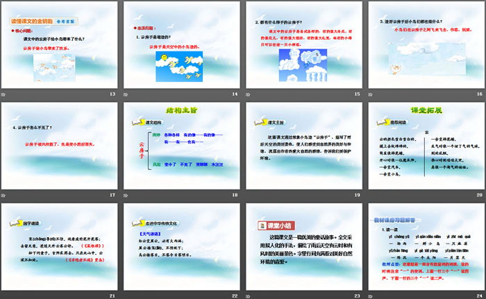 《云房子》PPT教学课件