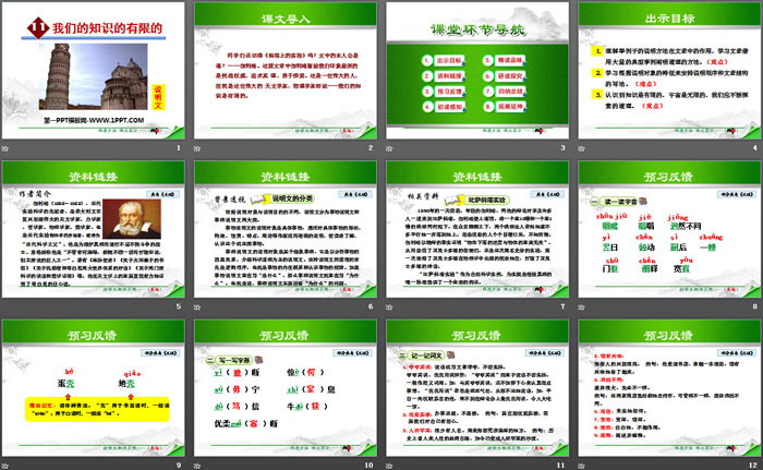 《我们的知识是有限的》PPT下载