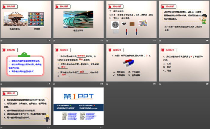 《我们知道的磁铁》磁铁PPT下载