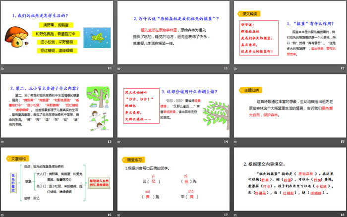 《祖先的摇篮》PPT免费课件下载