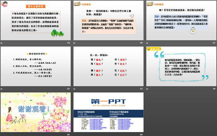 《祖先的摇篮》PPT精品课件下载