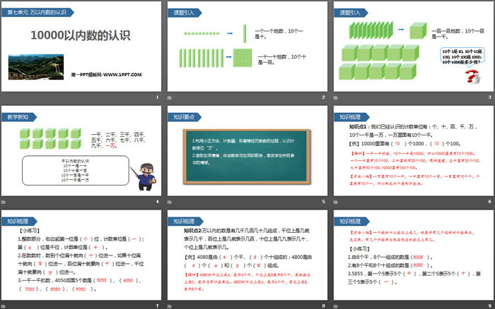 《10000以内数的认识》万以内数的认识PPT