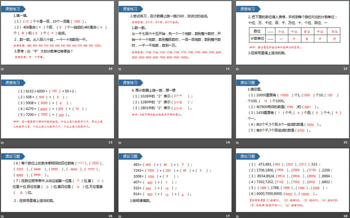 《10000以内数的认识》万以内数的认识PPT