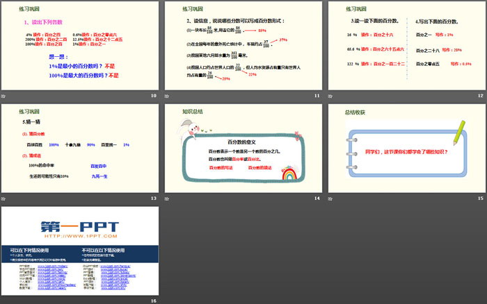 《认识百分数》百分数PPT