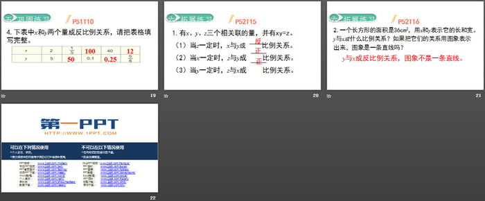 《反比例》比例PPT下载