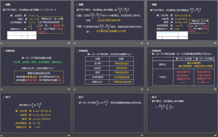 《一元一次不等式》不等式与不等式组PPT教学课件