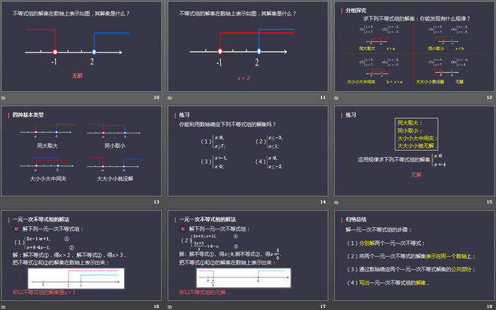 《一元一次不等式组》不等式与不等式组PPT