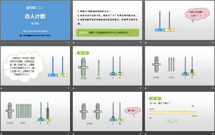 《古人计数》加与减PPT(第2课时)