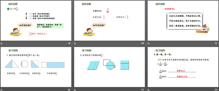 《分一分(一)》认识分数PPT下载
