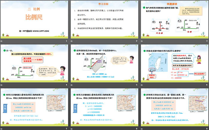 《比例尺》比例PPT教学课件