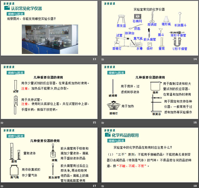 《走进化学实验室》走进化学世界PPT(第1课时)