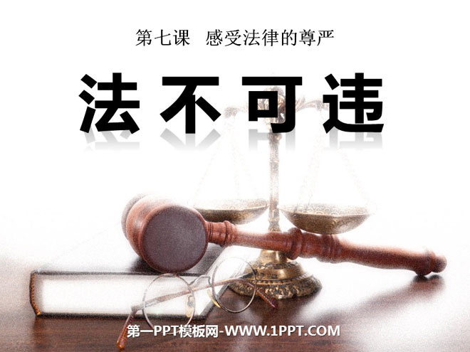 《法不可违》感受法律的尊严PPT课件