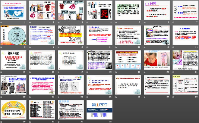 《生命和健康的权利》生命健康权与我同在PPT课件2