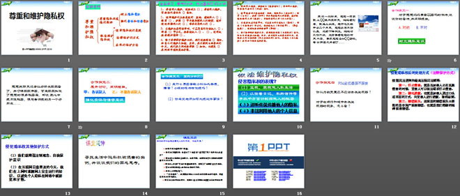 《尊重和维护隐私权》隐私受保护PPT课件6