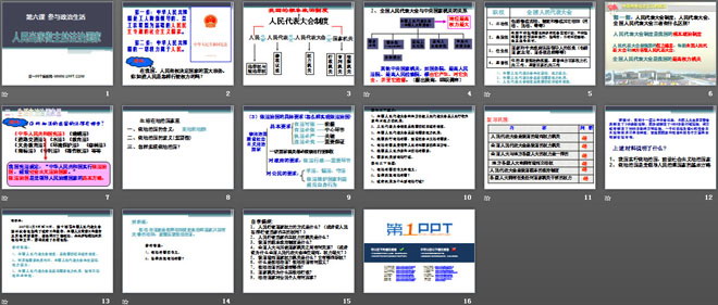 《人民当家做主的法治国家》参与政治生活PPT课件5