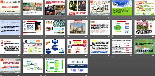 《造福人民的经济制度》关注经济发展PPT课件2
