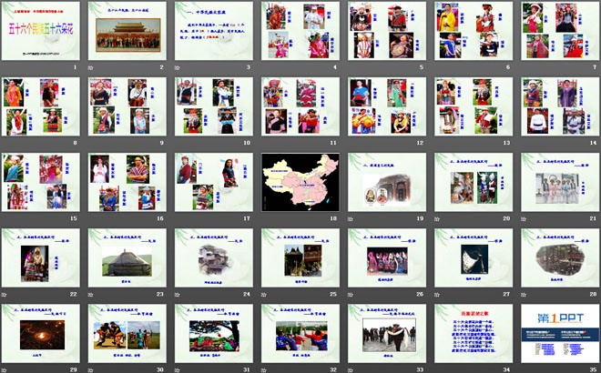 《五十六个民族五十六朵花》我们都是中华儿女PPT课件4
