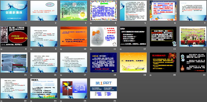 《创建新集体》珍惜新起点PPT课件