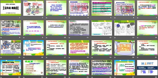 《主动沟通健康成长》老师伴我成长PPT课件4