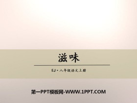 《滋味》PPT