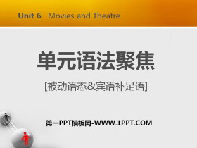 《单元语法聚焦》Movies and Theatre PPT