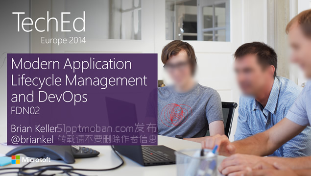 Microsoft TechEd 2014最新ppt模板