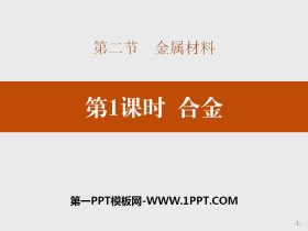 《合金》金属材料PPT下载