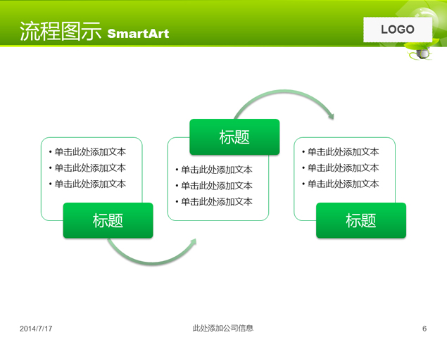 绿色清洁能源公益环保ppt模板