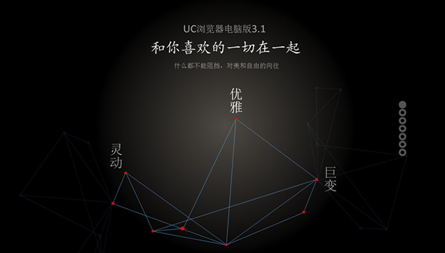 UC浏览器电脑版介绍宣传动态ppt模板