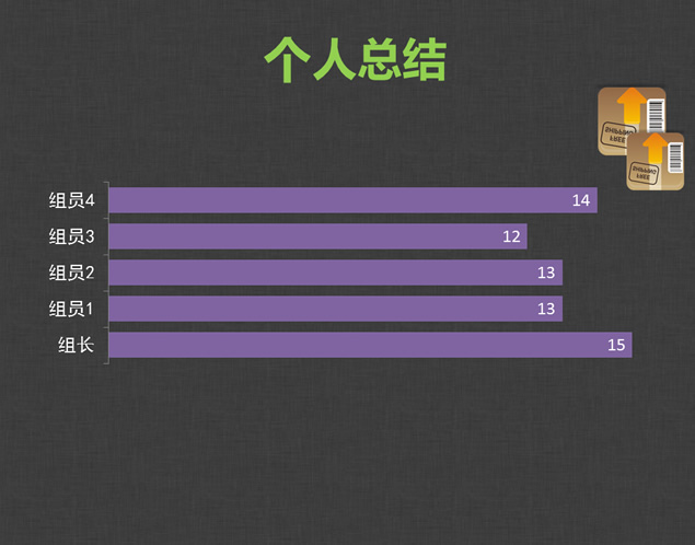 项目汇报线条风ppt模板