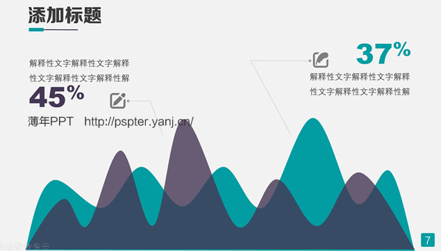 多彩大气商务风年终总结报告ppt模板