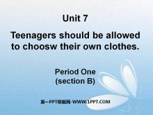 《Teenagers should be allowed to choose their own clothes》PPT课件12