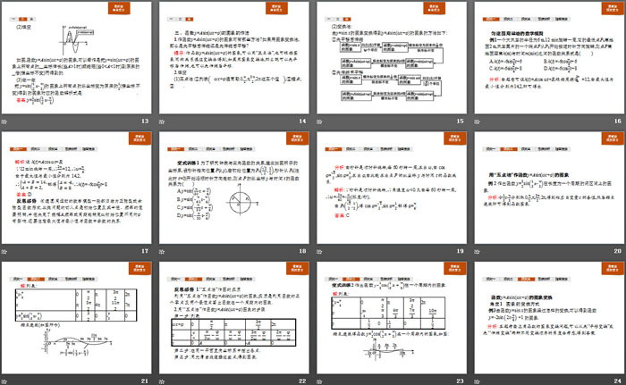 《函数y=Asin(ωx+φ)》三角函数PPT