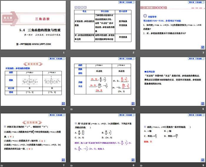 《三角函数的图象与性质》三角函数PPT(第一课时正弦函数、余弦函数的图象)