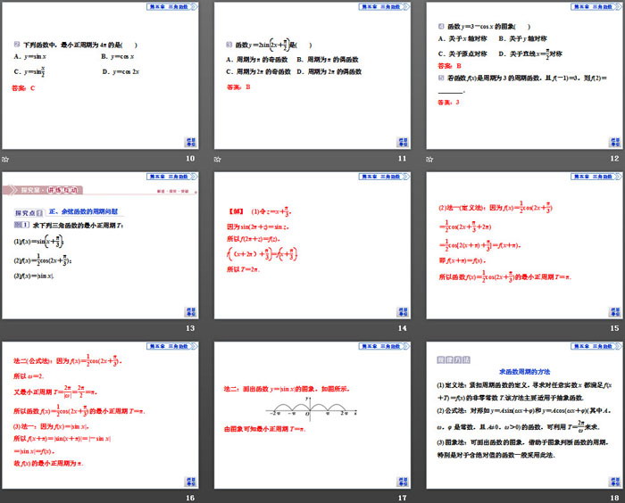 《三角函数的图象与性质》三角函数PPT(第二课时正、余弦函数的周期性与奇偶性)