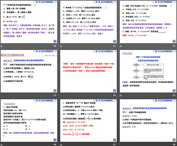 《常用逻辑用语》集合与常用逻辑用语PPT