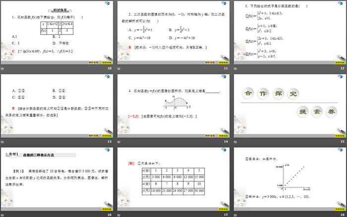 《函数及其表示方法》函数的概念与性质PPT课件(第2课时函数的表示方法)