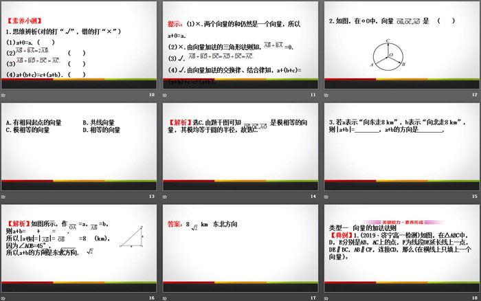 《平面向量的运算》平面向量及其应用PPT课件(第1课时向量的加法运算)