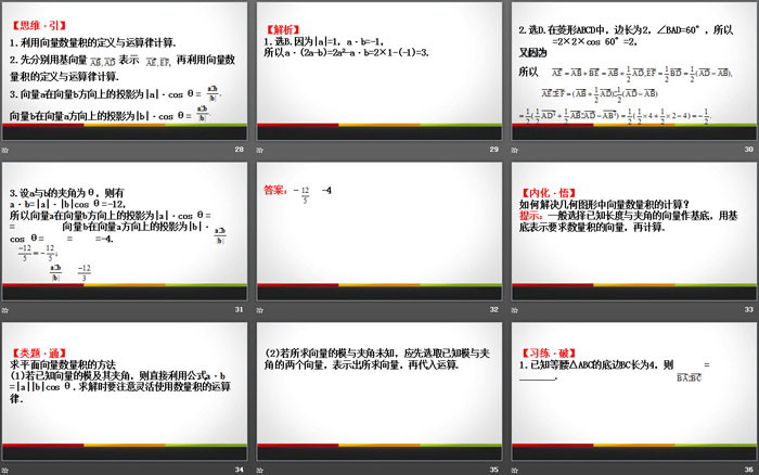 《平面向量的运算》平面向量及其应用PPT课件(第4课时向量的数量积)