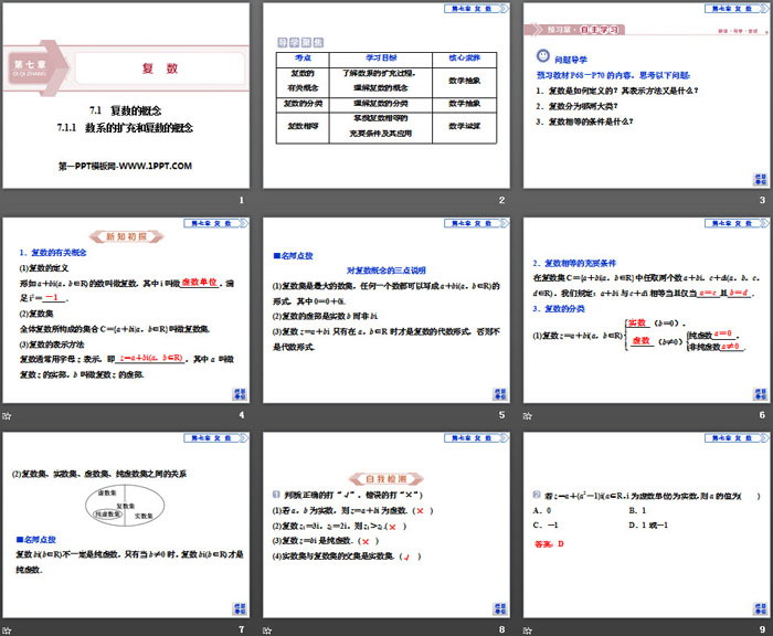 《复数的概念》复数PPT(数系的扩充和复数的概念)