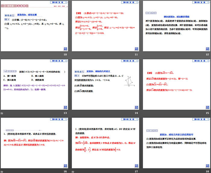 《复数的四则运算》复数PPT(复数的加、减运算及其几何意义)