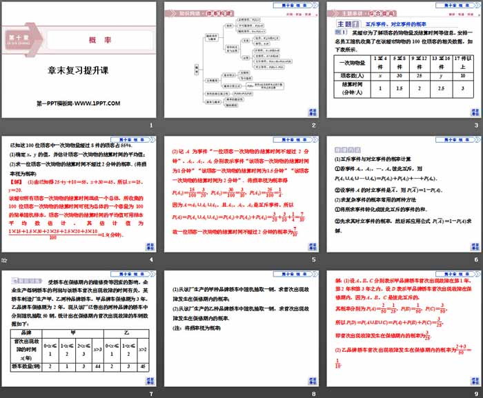 《章末复习提升课》概率PPT